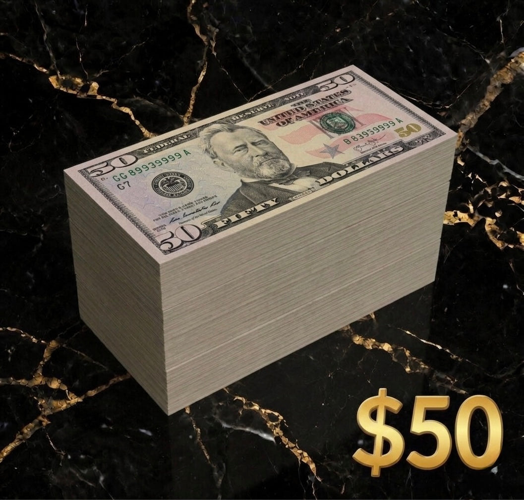 50$ Brick (400-500 notes)