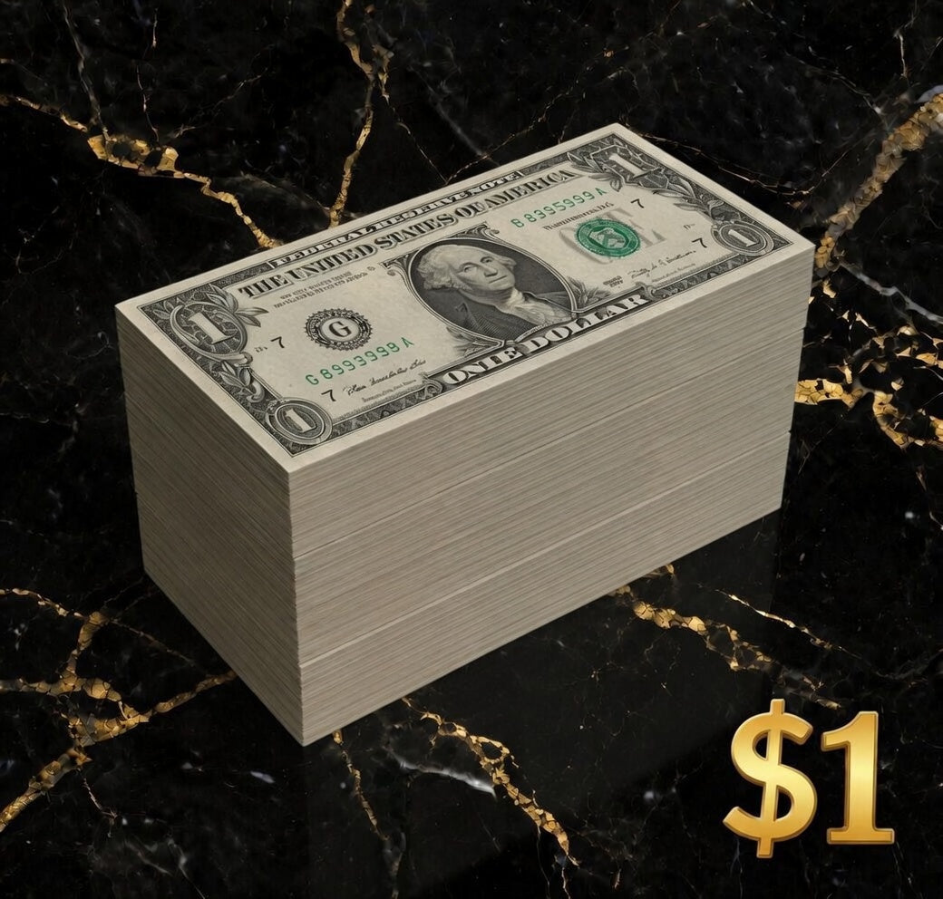 1$ Brick (400-500 notes)
